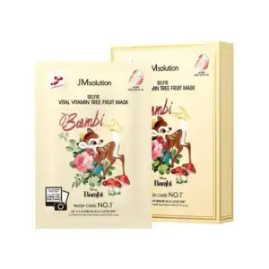 Мультивітамінна тканинна маска з екстрактом обліпихи JMsolution Disney Selfie Vital Vitamin Tree Fruit Mask