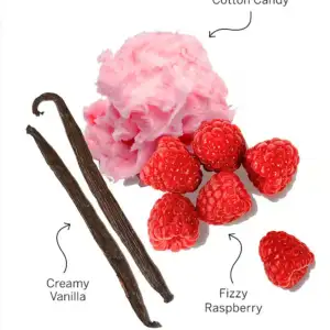 Парфумований спрей Bubbly Warm&Cozy від Victoria's Secret ( Вікторія Сікрет, Пінк ), Шипуча малина, вершкова ваніль, солодка вата, ✅ 100% оригінал