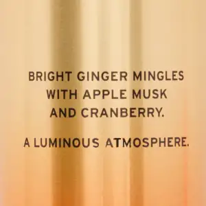 Парфумований спрей Ginger Apple Jewel від Victoria's Secret ( Вікторія Сікрет ), Журавлина, яскравий імбир, мускусне яблуко, Колекція Gilded Gala, ✅ 100% оригінал