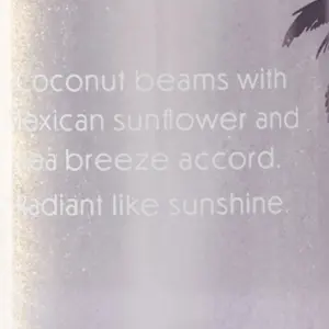 Опис шимерного спрея Coconut Sol Shimmer Victoria's Secret